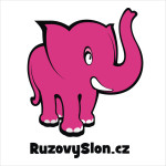 růžový slon logo